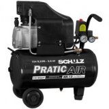 Compressor de Ar Pratic Air Sem Kit CSA 8,2/25LT 2,0HP SCHULZ 